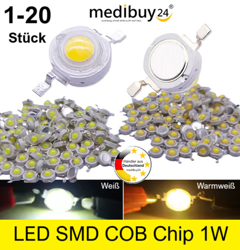 Led cob 1smd chip 120 - cob, 120°