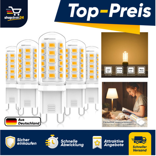 Led leuchtmittel warmweiß - led, g9