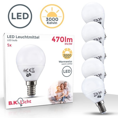 5er set led leuchtmittel - set,