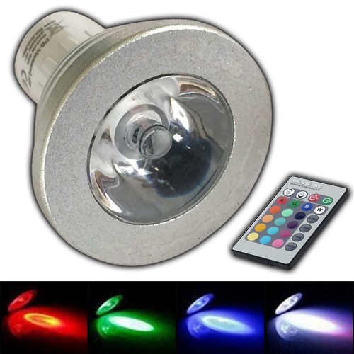 Gu10 rgb led - rgb, 4w