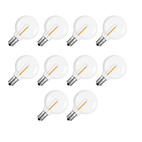 10x g40 led ersatzlampen - 10x, für